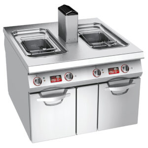 Angelo Po - 10WFR4GD - GAS-FRITEUSE 2 BECKEN 12+12 L DIGITALE STEUERUNG