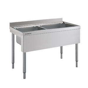 Angelo Po - 12L246 - SPÜLTISCH MIT OFFENER STRUKTUR 2 BECKEN CM 40X50X25H CM 60X50X32,5H