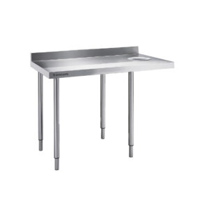 Angelo Po - 12TAFD - TISCH MIT HINTERER AUFKANTUNG RECHTE ABFALLÖFFNUNG 120 CM