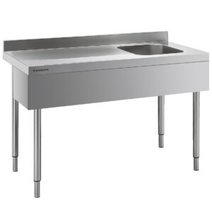 Angelo Po - 14TAVD - TISCH MIT HINTERER AUFKANTUNG RECHTES BECKEN 140 CM