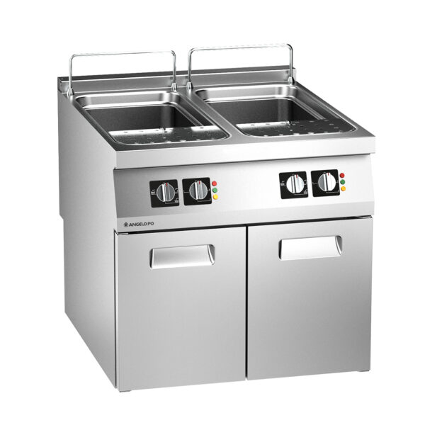 Angelo Po - 1N1CP2EH - ELEKTRO-NUDELKOCHER, 2 BECKEN 40+40 L