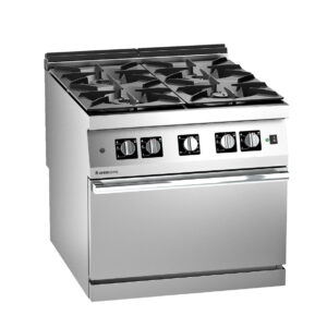 Angelo Po - 1N1FAGV - GASHERD 4 FLAMMEN MIT MULTI-BELUFTIGEM GASBACKOFEN