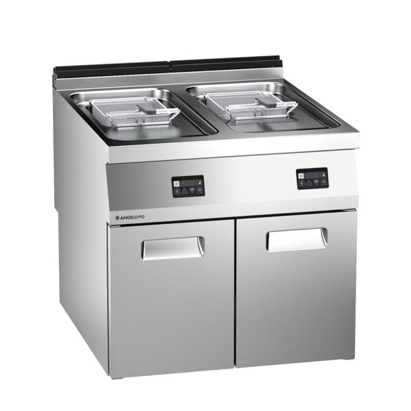 Angelo Po - 1N1FR6ED - ELEKTRO-FRITEUSE 2 BECKEN 15+15 L DIGITALE STEUERUNG