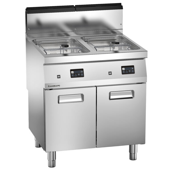Angelo Po - 1S1FR4GD - GAS-FRITEUSE 2 BECKEN 16+16 L DIGITALE STEUERUNG