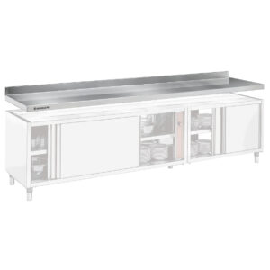 Angelo Po - 32UA - DURCHGEHENDE PLATTE  MIT HINTERER AUFKANTUNG 320 CM