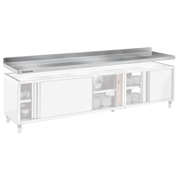 Angelo Po - 32UA - DURCHGEHENDE PLATTE  MIT HINTERER AUFKANTUNG 320 CM
