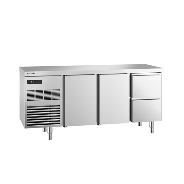 Angelo Po - 5DB2M - KÜHLTISCH -2°C ÷ +10°C TIEFE 70 CM MIT ARBEITSPLATTE