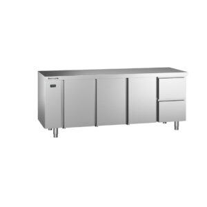 Angelo Po - 5ERC2M - KÜHLTISCH -2°C ÷ +8°C TIEFE 70 CM GN 1/1 OHNE MOTOR MIT ARBEITSPLATTE