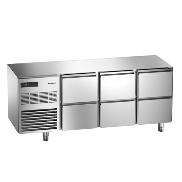 Angelo Po - 5MB6 - KÜHLTISCH 0 ÷ +10°C TIEFE 70 CM OHNE ARBEITSPLATTE