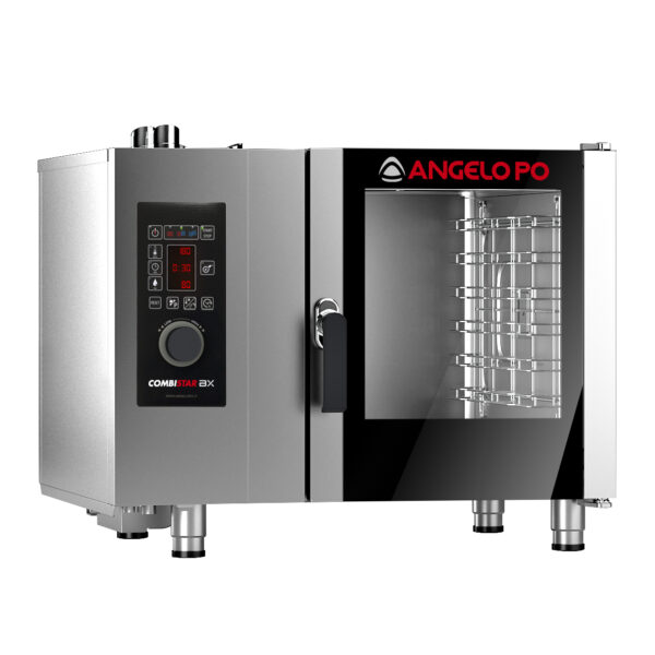 Angelo Po - BX61GW - GASBEHEIZTER KOMBI-DÄMPFER 6 X 1/1GN MIT AUTOMATISCHE WASCHEN-SYSTEM