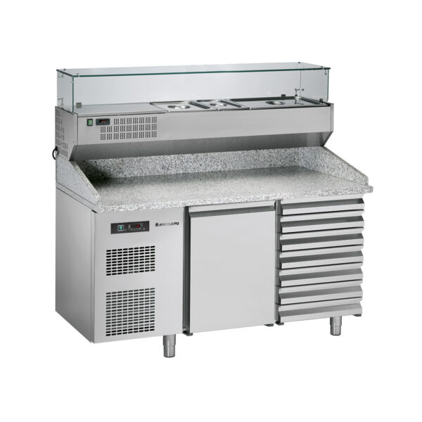 Angelo Po - BZ163A - KOMPLETTE KÜHLTISCHE FÜR PIZZA