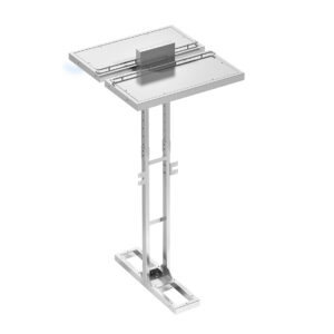 Angelo Po - CBRL08 - DOPPELSEITIGE KOLONNE 1  ROST 1  REGAL MIT BELEUCHTUNG 80 CM