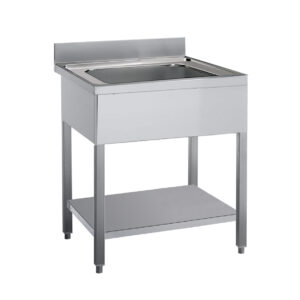 Angelo Po - E08L165 - SPÜLE MIT OFFENER STRUKTUR 1 BECKEN CM 60X50X30H