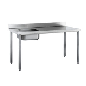 Angelo Po - E18TAVS - TISCH MIT HINTERER AUFKANTUNG LINKES BECKEN 180 CM