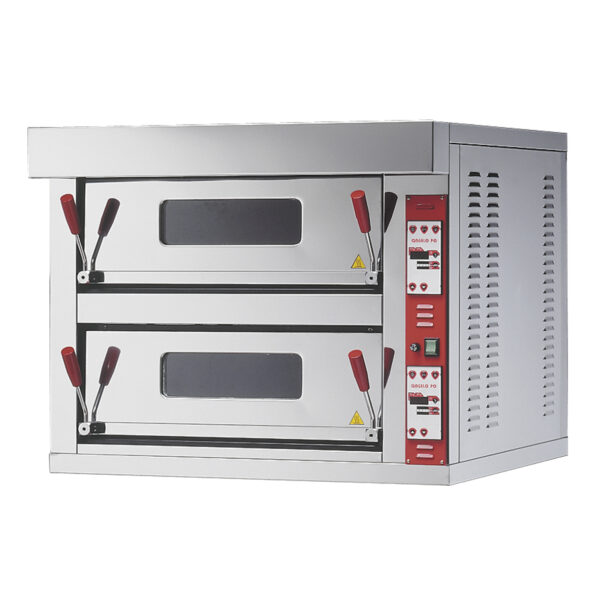 Angelo Po - FPZ24E - ELEKTRO-OFEN FÜR PIZZA 2 GARRÄME ZU 4x2 PIZZAS 28 CM DURCHMESSER