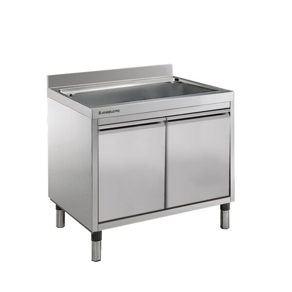 Angelo Po - LA0816 - SPÜLTISCH MIT SCHRANKMÖBEL 1 BECKEN CM 60X50X30H