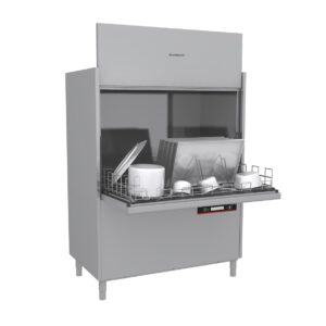 Angelo Po - LPE402HC - GERÄTESPÜLMASCHINE 30 KÖRBE/S 132x70 CM MIT WÄRMERÜCKGEWINNER
