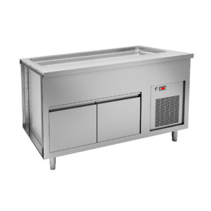 Angelo Po - SF4PR - GEKÜHLTE PLATTE AUF GEKÜHLTEM SCHRANK - 4 GN