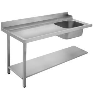 Angelo Po - TC150VD - SORTIERTISCH MIT BECKEN - KORBAUSGANG RECHTS