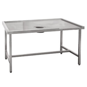 Angelo Po - TC160FD - SORTIERTISCH MIT LOCH - KORBAUSGANG RECHTS