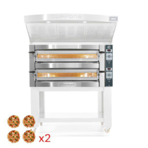 Cuppone Michelangelo ML435/2CD Zweikammer-Elektro-Backofen – Pizzaofen