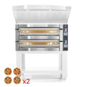 Cuppone Michelangelo ML435/2TS Zweikammer-Elektro-Backofen – Pizzaofen