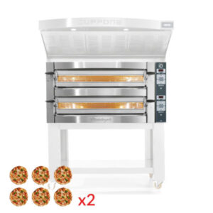 Cuppone Michelangelo ML635L/2CD Zweikammer-Elektro-Backofen – Pizzaofen
