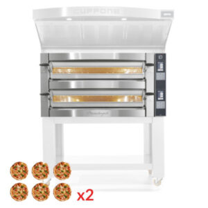 Cuppone Michelangelo ML635L/2TS Zweikammer-Elektro-Backofen – Pizzaofen