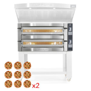 Cuppone Michelangelo ML935/2TS Zweikammer-Elektro-Backofen – Pizzaofen