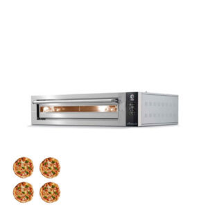 Cuppone - Leonardo - LN2T/1TSM - Pizzaofen-Elektro-stapelbar - inkl. Blechkochplatte