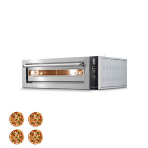 Cuppone - Leonardo - LN2T/1TSHM - Pizzaofen-Elektro-stapelbar - inkl. Blechkochplatte